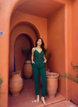Grace Askılı Kemerli Tulum 582203 ZÜMRÜT