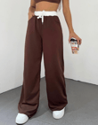 Harrison Bel Lastik Detay Pantolon  6823 ACI KAHVE