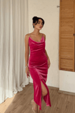 Haven Zincir Detaylı Midi Boy Elbise 9333 