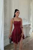 İlgi Kemer Detay Mini Askılı Elbise 2004