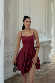 İlgi Kemer Detay Mini Askılı Elbise 2004