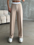 Jacob Bağcık Detay Pantolon 6823 TAŞ RENGİ