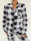 Kareli Pijama Takım 21646