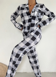 Kareli Pijama Takım 21646
