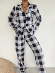 Kareli Pijama Takım 21646