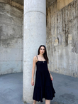Kate Viskon Elbise 581392 SİYAH