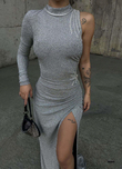 Katharina Tek Kol Simlİ Abiye 583055 GRİ