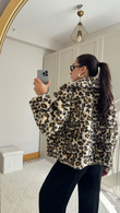 Lena Leopar Desenli Kürk Kaban 3458 LEOPAR