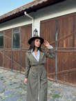 Lola Oversize Kol Detaylı Trençkot 1211 HK