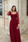 Marlo Güpür Bağlama Detay Abiye 1203