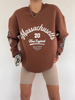Massachusetts Sweat 8980 KAHVERENGİ