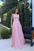 Nayla İp Askılı Taşlı Abiye 306