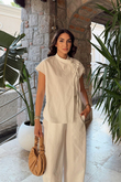 Nisan Poplin Balon Pantolon Takım 1550