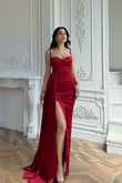 Pamela Yırtmaç Detay Kuyruklu Abiye 582234 