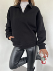 Polo Yaka Sweat 3283 SİYAH