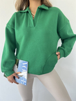 Polo Yaka Sweat 3283 YEŞİL