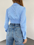 Poplin Zara Gömlek 9210 BEBE MAVİSİ
