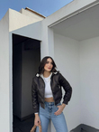 Ribana Detay Crop Kaban 2148 ACI KAHVE