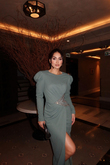Safira Bel Tasarım Detay Yırtmaçlı Abiye 583078 MİNT YEŞİLİ