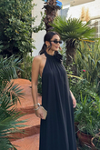 Sezen Gül Detay Şifon Abiye 9351 SİYAH