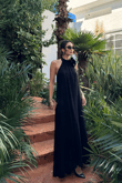 Sezen Gül Detay Şifon Abiye 9351 SİYAH
