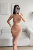 Tango Yırtmaç Detay İkili Takım 015298 VİZON
