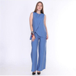 Tasarım Bluz Pantolon Takım MAVİ