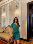 Thila Kemerli Kalem Elbise 581825 YEŞİL F10X