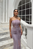 Valeria Güpürlü Transparan Abiye 1181