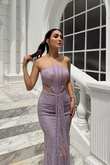 Valeria Güpürlü Transparan Abiye 1181