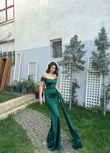 Wakka Kuyruklu Saten Abiye 582441 ZÜMRÜT