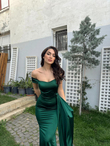 Wakka Kuyruklu Saten Abiye 582441 ZÜMRÜT