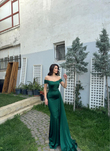 Wakka Kuyruklu Saten Abiye 582441 ZÜMRÜT
