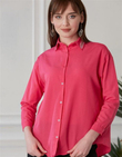 Yakası Taşlı Gömlek 0181 PEMBE