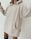 Yan Yırtmaçlı Sweatshirt TAŞ