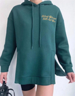Yazı Detay Yırtmaçlı Sweat-4061