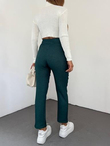 Zara Pantolon 23407 ZÜMRÜT