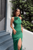 Zerda Gül Detay Tasarım Abiye 583176 ZÜMRÜT