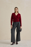 ANVELOP TRİKO HIRKA BORDO