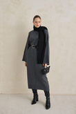 CHIC TRİKO ELBİSE GRİ