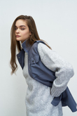 DİK YAKA COSY KAZAK GRİ