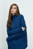DİK YAKA COSY KAZAK LACİVERT