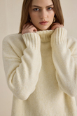 DİK YAKA COSY KAZAK VANİLYA