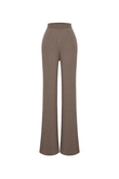 FİTİL DOKULU TRİKO PANTOLON KAHVERENGİ