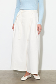 Gabardin Pantolon Etek Ekru