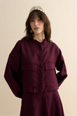 KETEN BOMBER CEKET BORDO