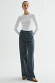 RELAXED KESİM WIDE LEG JEAN İNDİGO