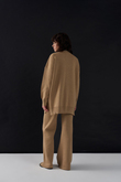 Simli Triko Pantolon Gold