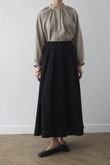 SOFT VOLUME POPLİN ETEK SİYAH