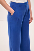 TAŞLANMIŞ MODAL DÖKÜMLÜ PANTOLON SAKS